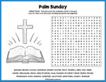 Palm Sunday Word Search Thumbnail