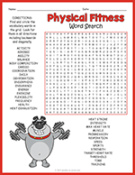 Physical Fitness Word Search thumbnail
