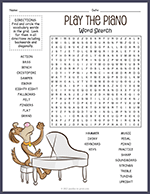 Piano Word Search thumbnail