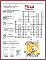 Pizza Crossword thumbnail