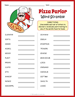 Pizza Word Scramble thumbnail