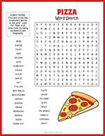 Pizza Word Search thumbnail