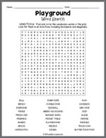 Playground Word Search Thumbnail