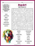 Pop Art Word Search Thumbnail