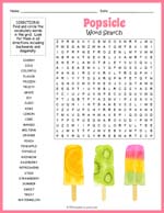 Popsicle Word Search Thumbnail