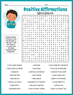 Positive Affirmations Word Search thumbnail