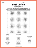 Post Office Word Search thumbnail