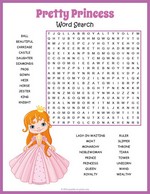 Princess Word Search Thumbnail