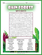 Rainforest Word Search Thumbnail