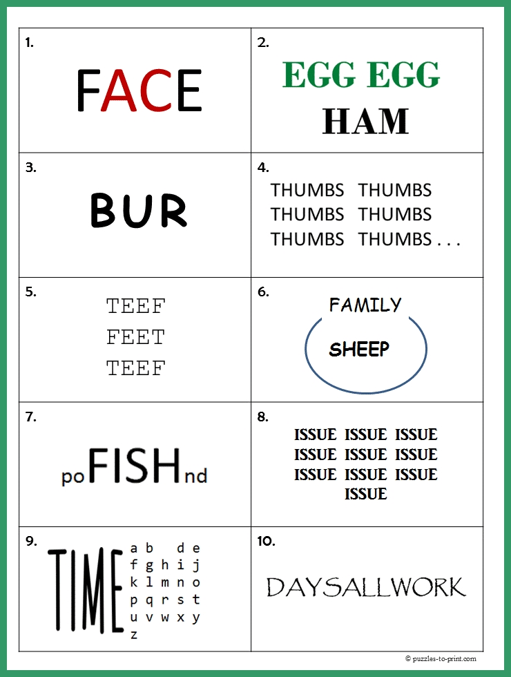 Rebus puzzles