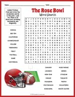 Rose Bowl Word Search Thumbnail