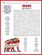 Rugby Word Search thumbnail