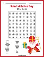 Saint Nicholas Day Word Search Thumbnail