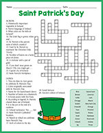 Saint Patrick's Day Crossword thumbnail