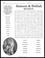 Samson and Delilah Word Search thumbnail