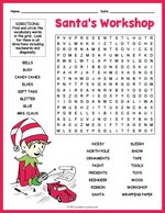 Santa Claus Word Search thumbnail