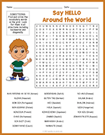 Say Hello Word Search thumbnail