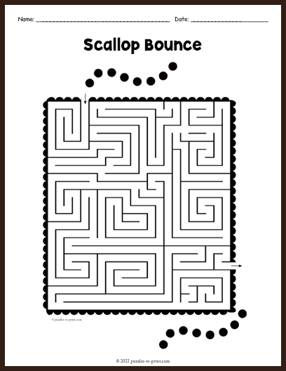 Scallop Bounce Maze