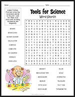 Science Tools Word Search thumbnail