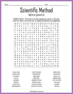 Scientific Method Word Search Thumbnail