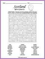 Scotland Word Search Thumbnail