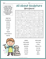 Sculpture Word Search thumbnail