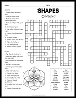 Shapes Crossword thumbnail