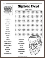 Sigmund Freud Word Search Thumbnail