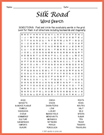 Silk Road Word Search thumbnail