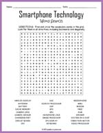 Smartphone Technology Word Search Thumbnail
