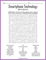 Smartphone Technology Word Search Thumbnail