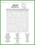 Spain Word Search thumbnail