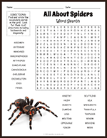 Spider Word Search thumbnail