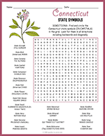 State Symbols of Connecticut Word Search thumbnail
