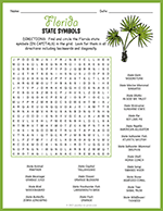 State Symbols of Florida Word Search thumbnail
