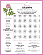 State Symbols of Iowa Word Search thumbnail