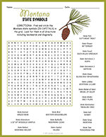 State Symbols of Montana Word Search thumbnail