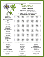 State Symbols of Tennessee Word Search thumbnail