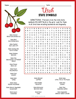 State Symbols of Utah Word Search thumbnail