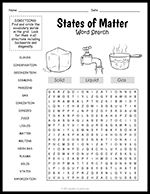 States of Matter Word Search thumbnail