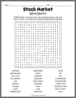 Stock Market Word Search thumbnail