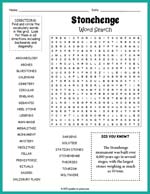 Stonehenge Word Search Thumbnail