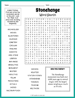 Stonehenge Word Search thumbnail