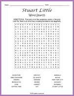 Stuart Little Word Search Thumbnail