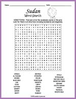 Sudan Word Search Thumbnail