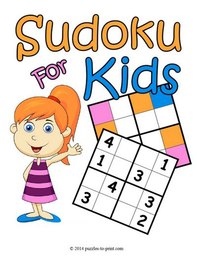 Free Printable sudoku for kids
