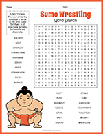 Sumo Wrestling Word Search thumbnail