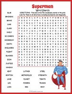 Superman Word Search thumbnail