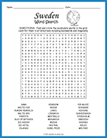 Sweden Word Search thumbnail