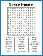 Television Production Word Search thumbnail